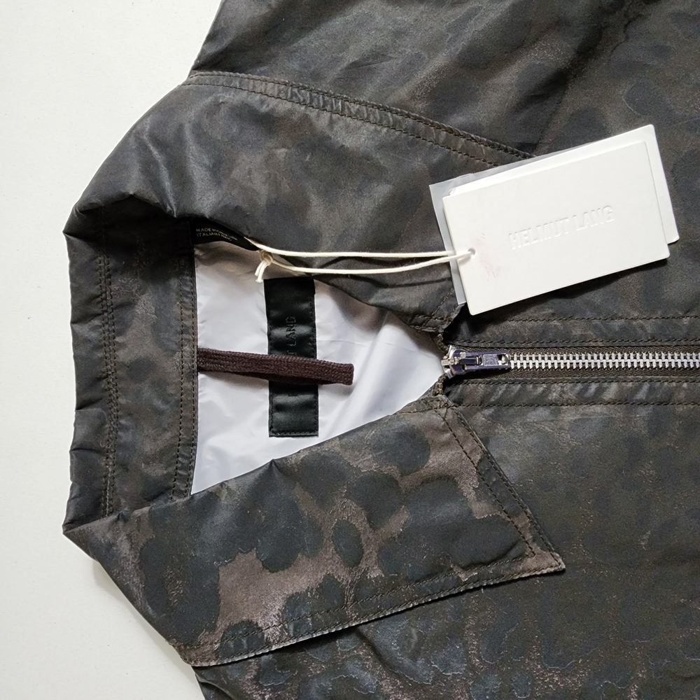 Helmut Lang Reflective Leopard Zip-Up Jacket Size Large MSRP $635 NWT - Picture 6 of 16